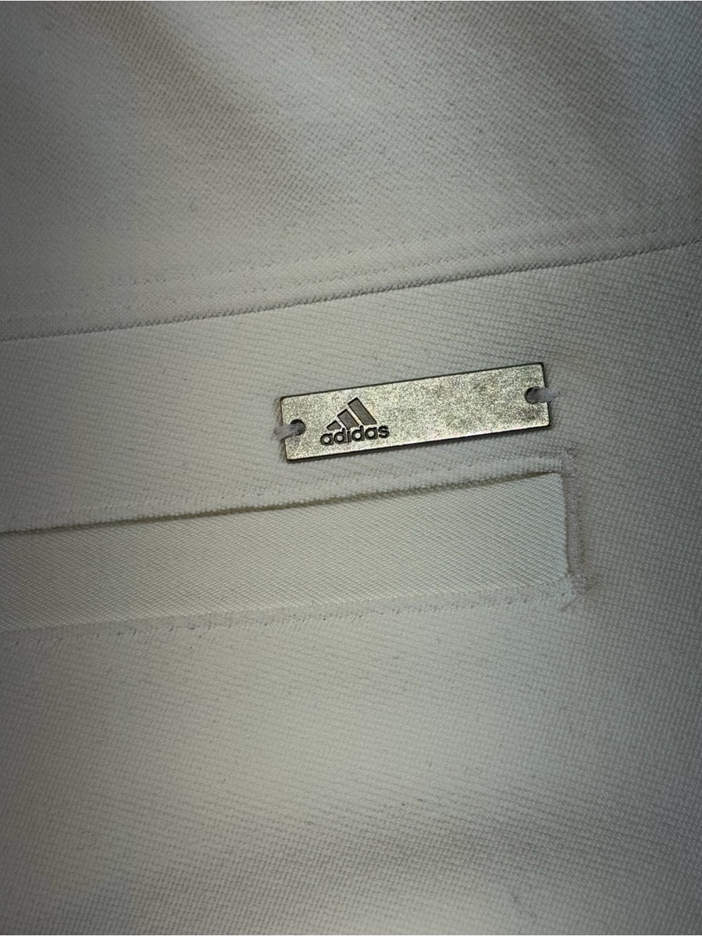 adidas White Women's Golf Pants - Picture 4 of 8